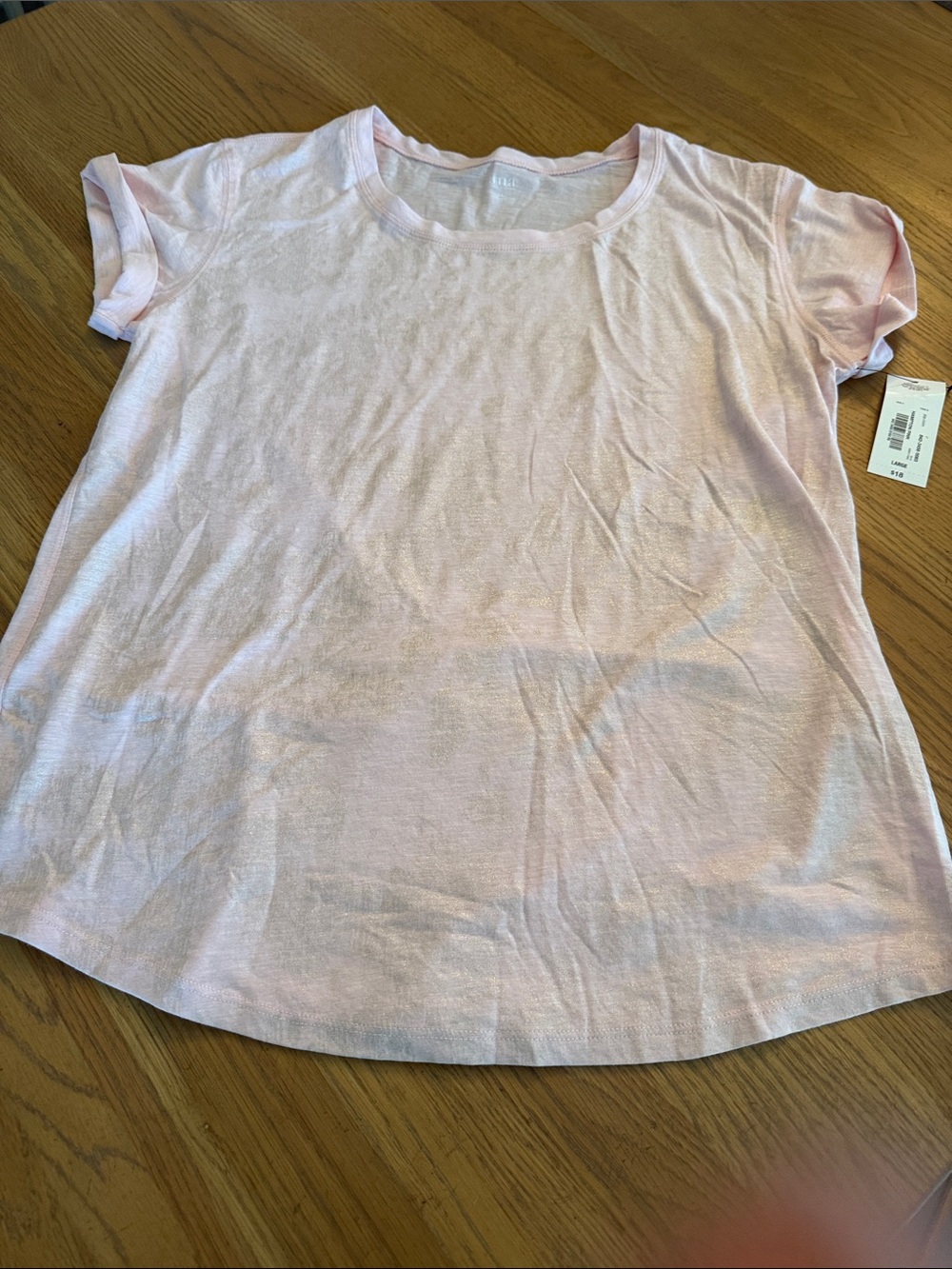 Light Pink Short Sleeve Tee